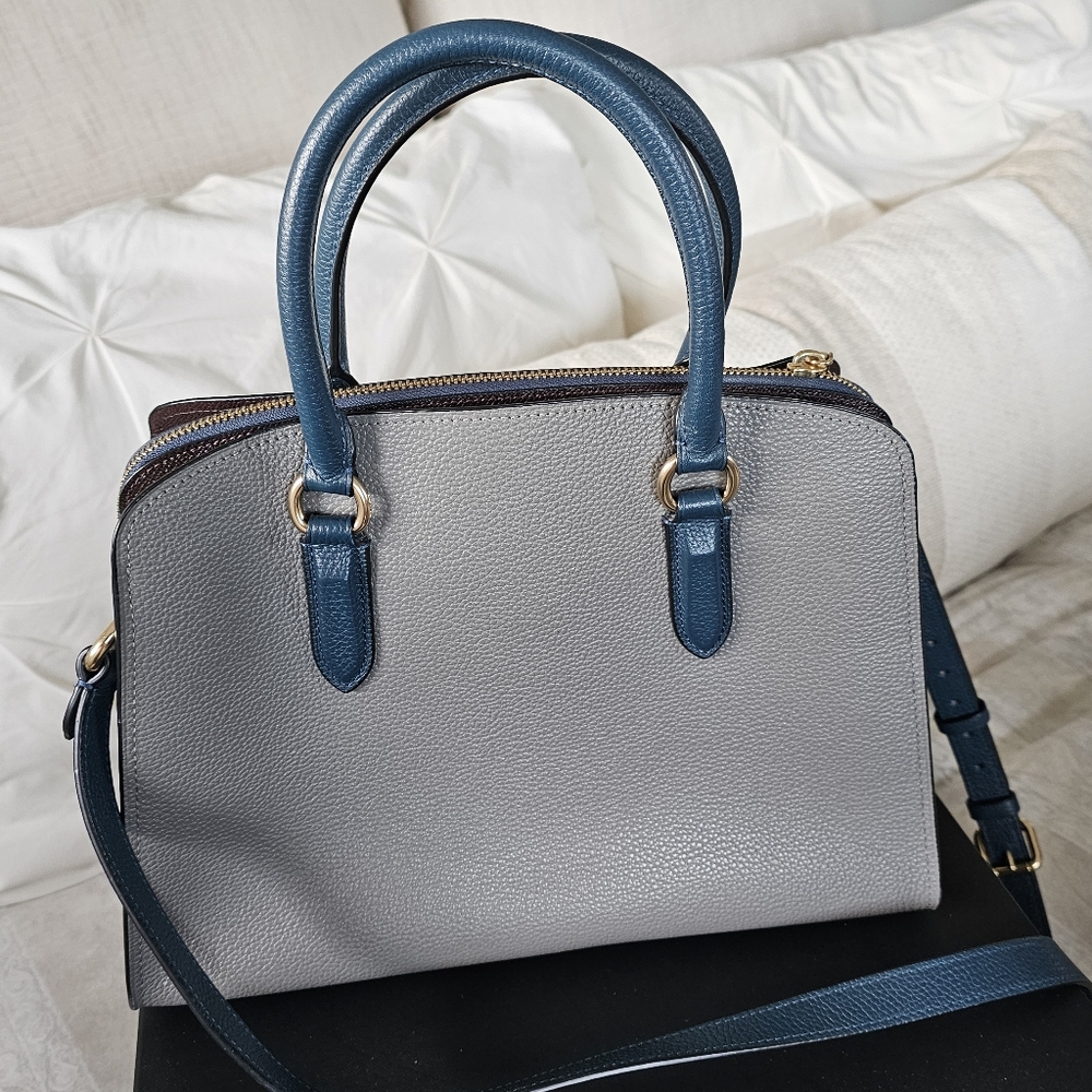 Coach Channing Carryall In Colorblock - Picture 8 of 12